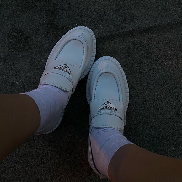 Prada Chocolate brushed leather in white - Picture 4 of 6